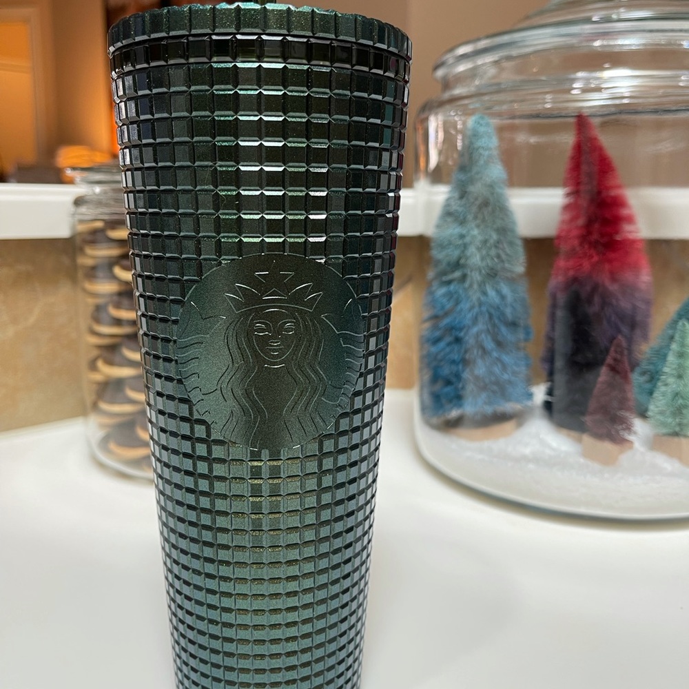 Dark Green Starbucks 24 oz. Tumbler 2021 Holiday Cup collection